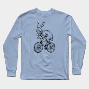 SEEMBO Rabbit Cycling Bicycle Cyclist Bicycling Bike Biker Long Sleeve T-Shirt